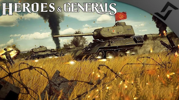 T-34-85 Tank Hero of the Soviet Union - Heroes and Generals - Russian Tanker Gameplay