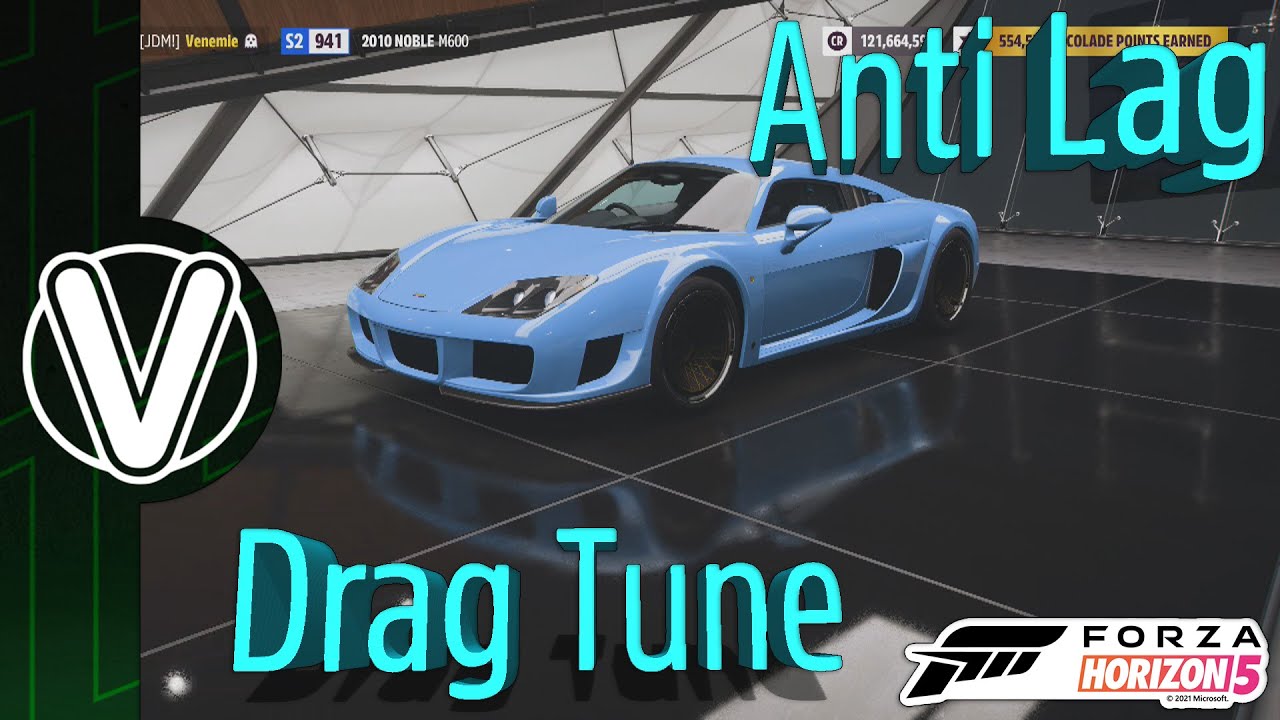 Forza Horizon 5 NOBLE M600 Drag Build And Tune *Anti Lag* (Forza