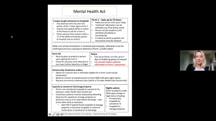 Consent & Mental Health Act Session