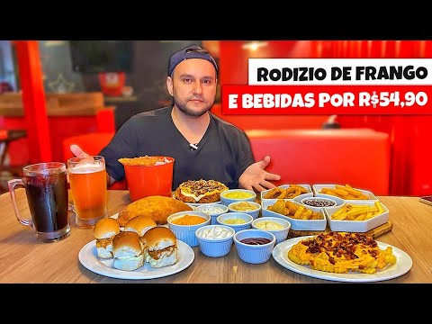 RODÍZIO DE MINI ESFIHA + MINI BURGER + FOUNDE + ENTRADINHAS +