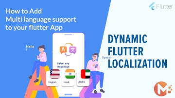 How to add multi-language support to your flutter app via dynamic Localization.