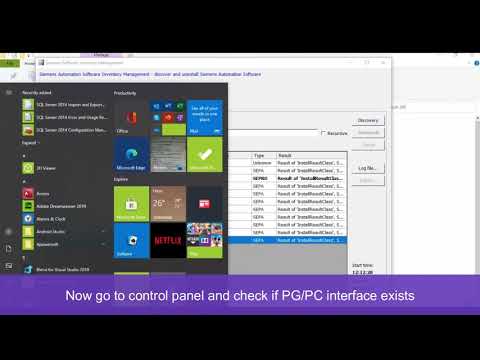 TIA PORTAL | Uninstall/Remove PG/PC Interface