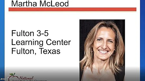 Martha McLeod (TX) - 2021 National Excellence in T...