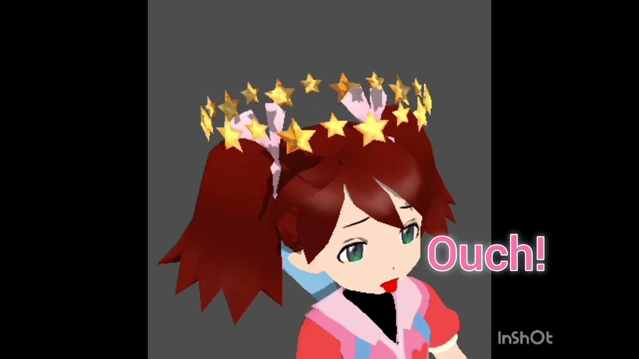 MMD Ape Escape Sayaka Getting Hit On The Head & Dizzy