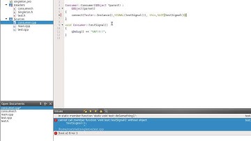 C++ Qt 120 - Singleton patterns and signals