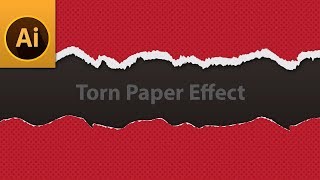 Tutorial: How to Create TORN or RIPPED Paper Effect in Adobe Illustrator