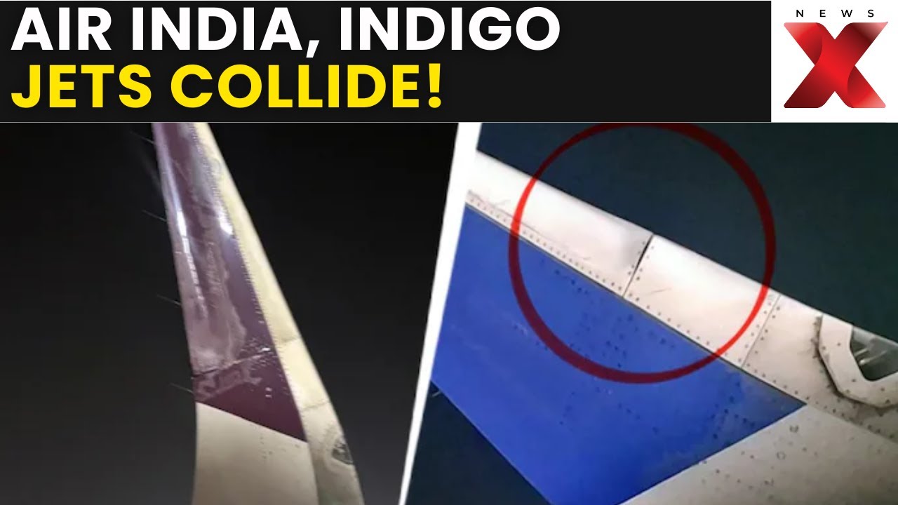 Mumbai Airport Shock LIVE | Shocking Mumbai Airport Close Call: Air India & IndiGo Planes Touch Wing