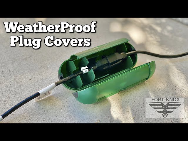 How To Protect Extension Cord Connections Outdoors, Electrical Plug Cover