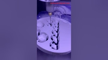 DTR.HUIYUECN 5AXIS Five-axis denture engraving machine video