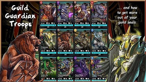 Gems of War Tiny Tutorial: Guild Guardian Troops
