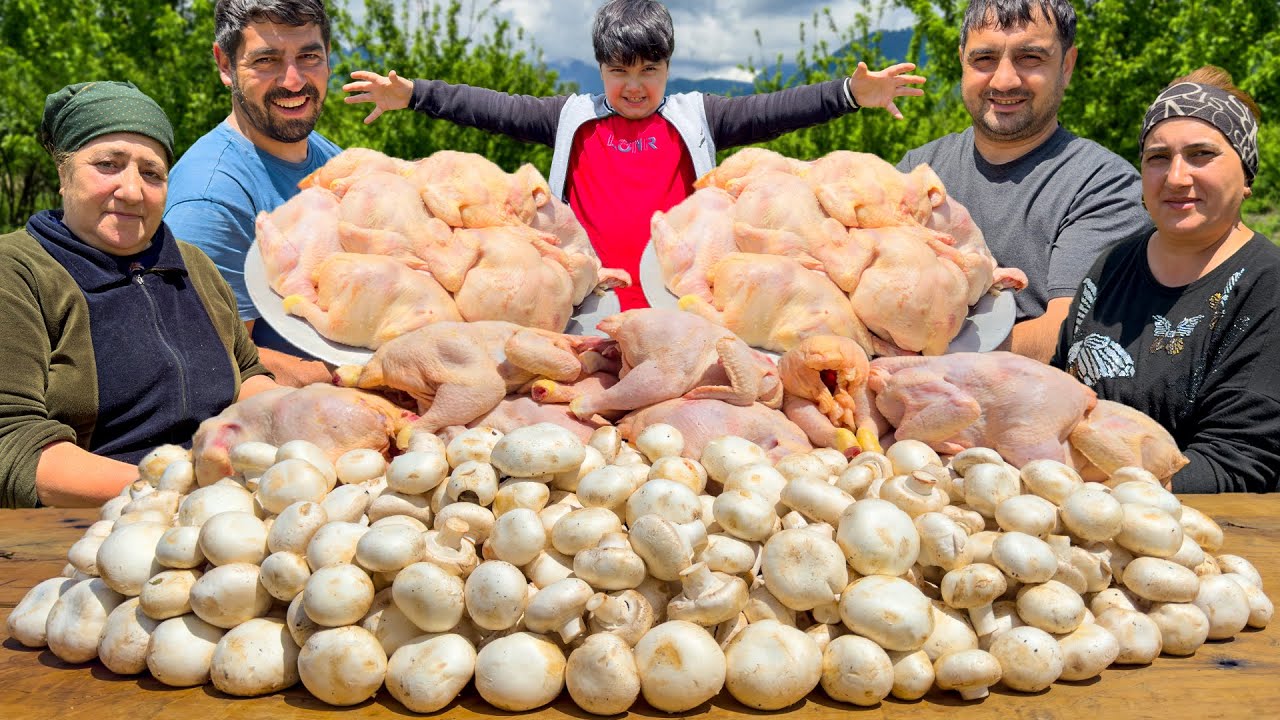 Azerbaijan Cooking in the Village – Simple Life & Food