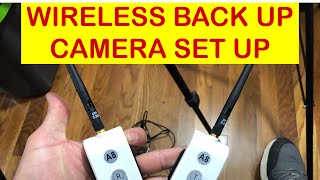 WIRELESS BACK UP CAMERA SETUP FOR THE HUMMER H2