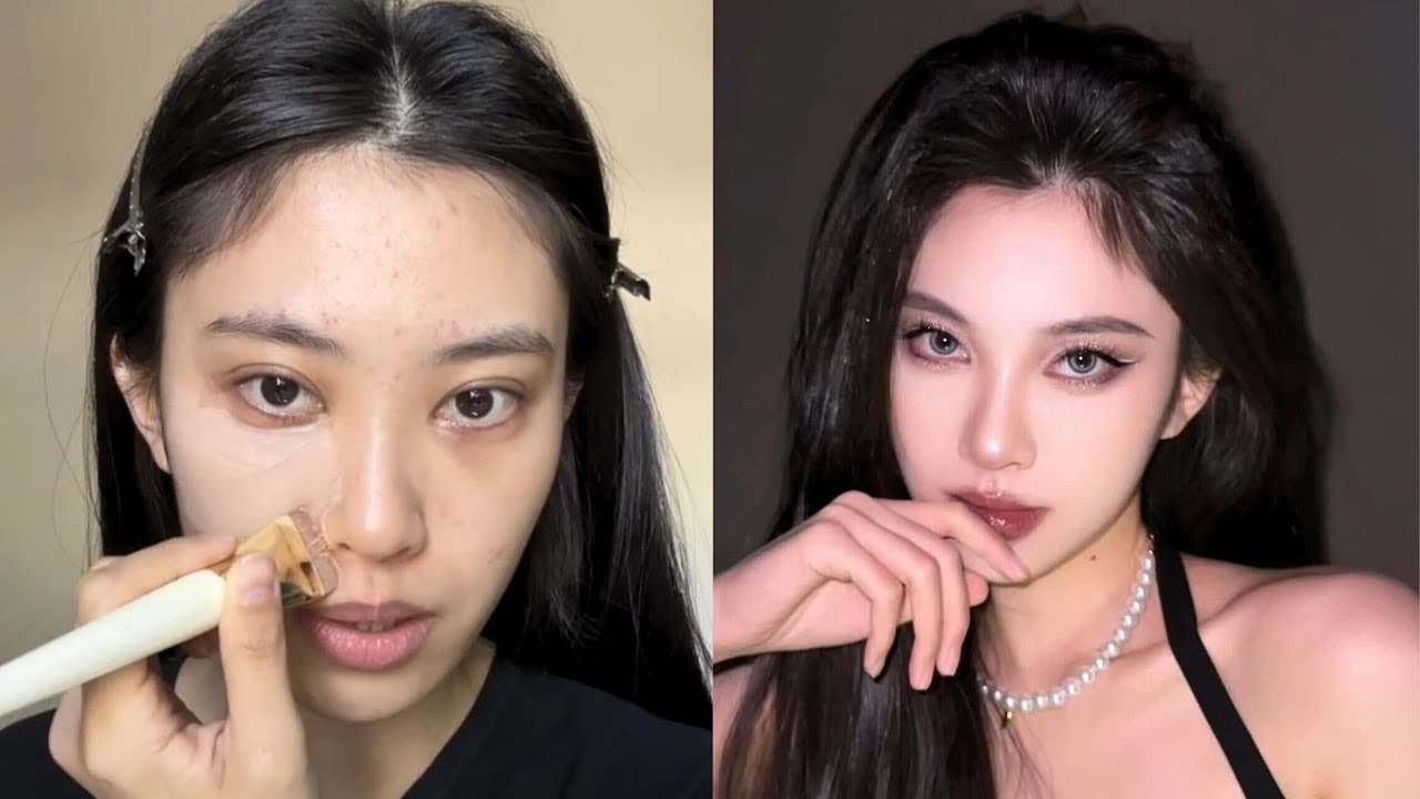 foxy jennie kim cat eye makeup tutorial 💌 korean douyin makeup tutorials