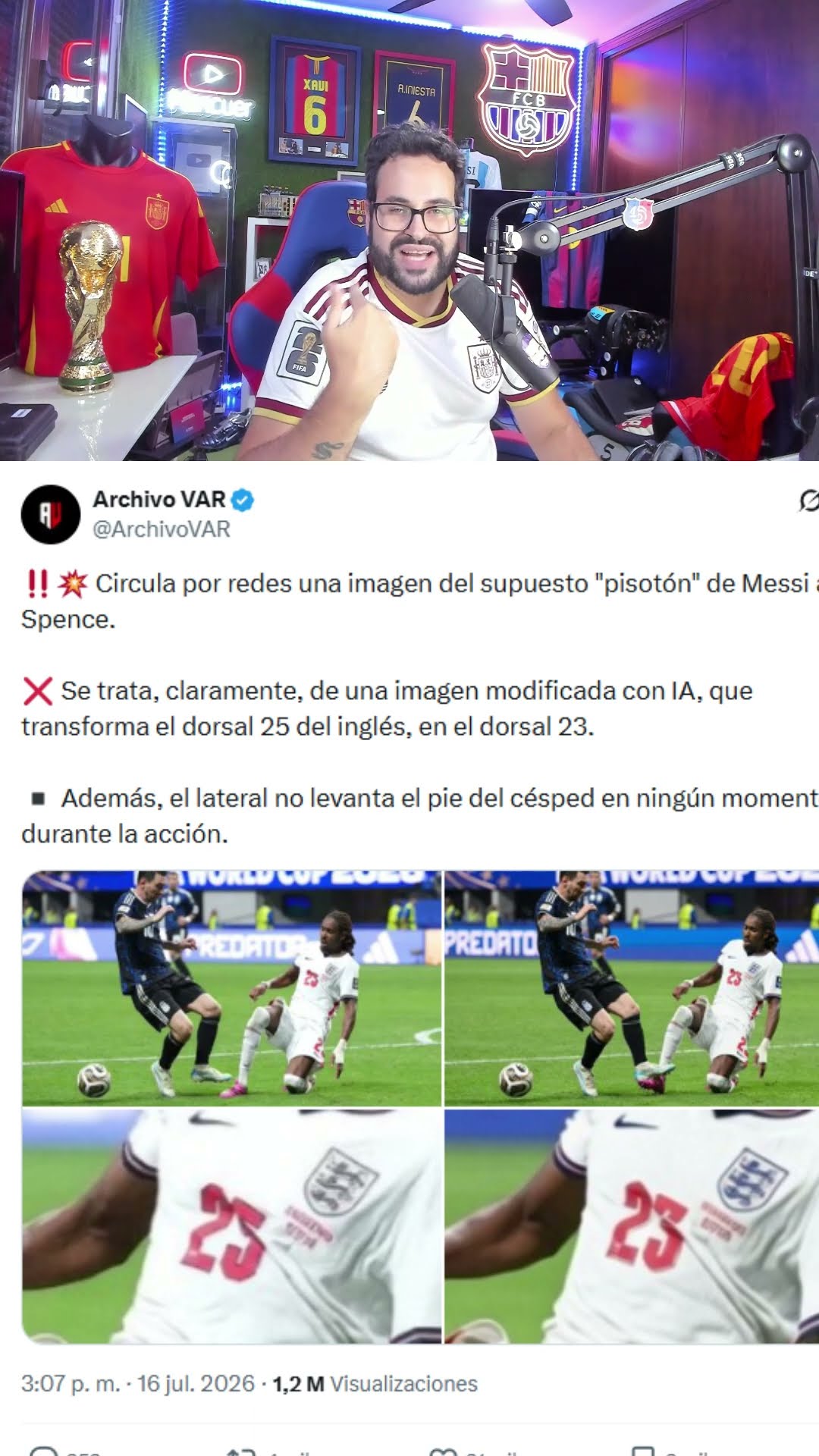 Falta de Messi #leomessi #messi #argentina🇦🇷 #mundial2026 #mancuer  #shortvideo