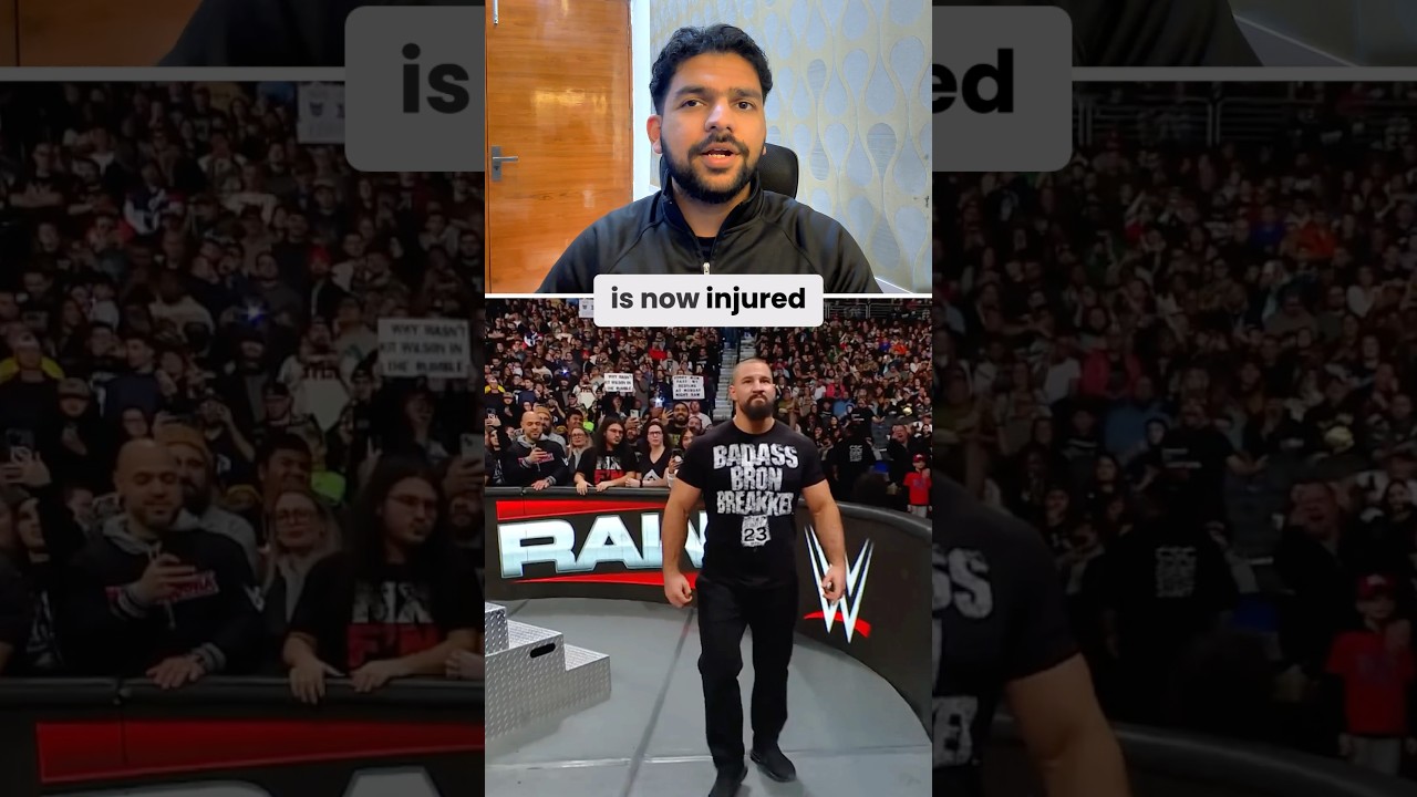 WWE RAW: Bron Breakker INJURED FOR REAL 😳😭