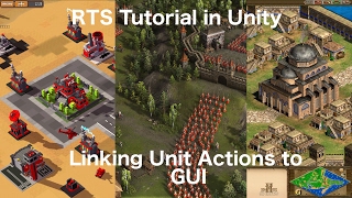 Real Time Strategy in Unity - Linking Unit Actions to GUI