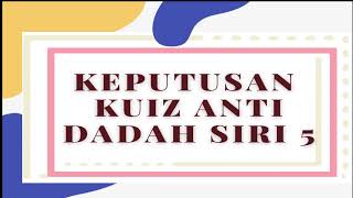 MESEJ 5 MINIT ANTI DADAH SMKPP5(1) - SIRI 6