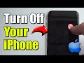 How to Turn Off your iPhone on Screen or Button (Best Method)