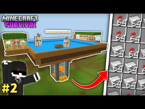 I Built The BIGGEST IRON FARM | Minecraft Survival Series | EP-2 - YouTube