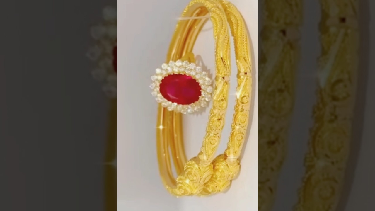 Gold Bangles Kara 