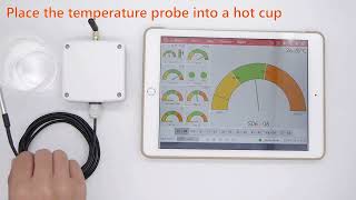 Wireless Temperature Monitoring System with WiFi Sensor