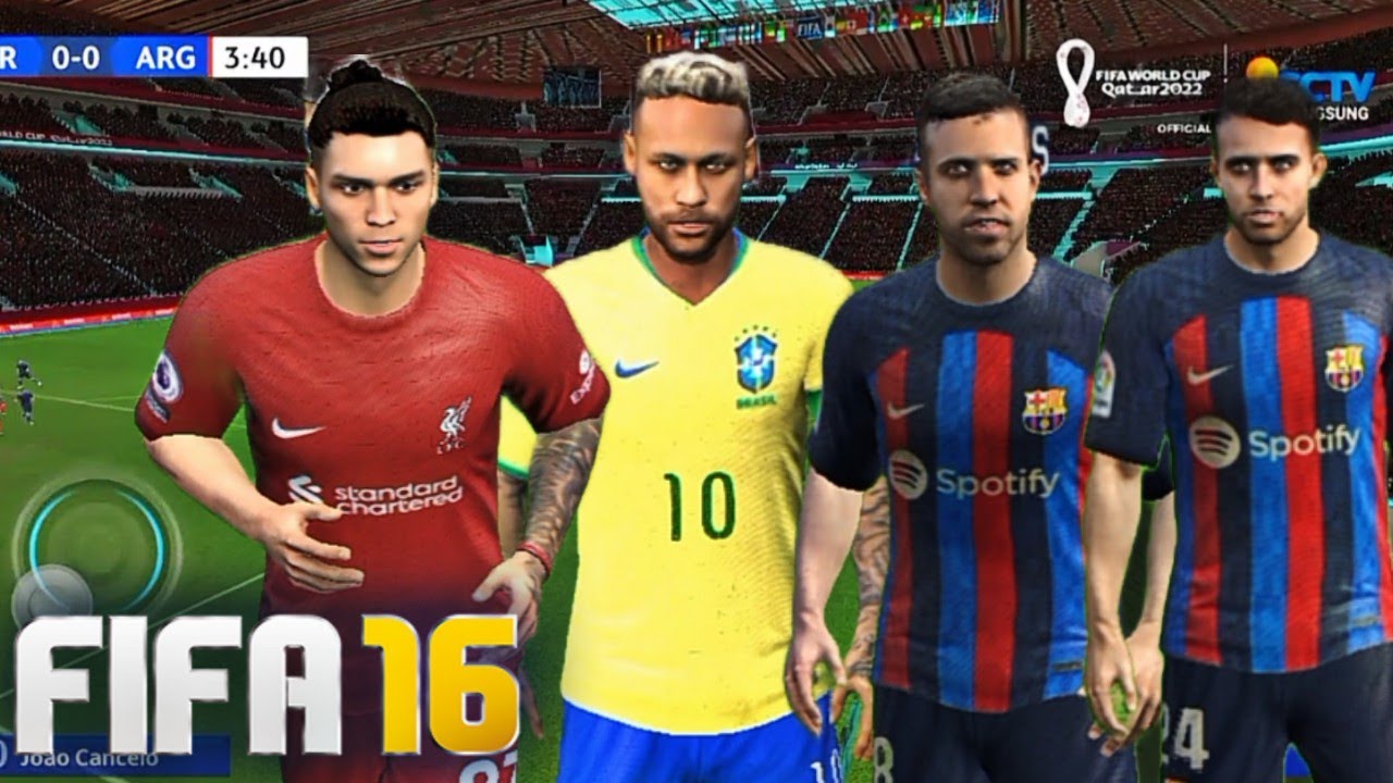 FIFA 16 Mobile | Update Face and Hair | Neymar, Alaba, Nunez, Eric garcia | Work db Jimenez09