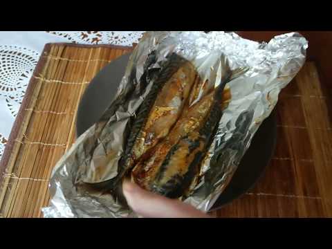 Скумбрия запеченная в аэрогриле. Домашние рецепты