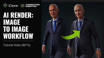 AI Render Image To Image Workflow | iClone & CC Tutorial