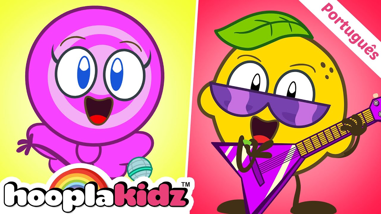 ⁣Que Cor Tem Essas Frutas? 🍓🍋  | Músicas Infantis | HooplaKidz Brasil