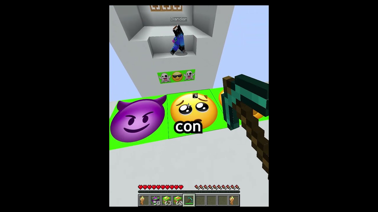 ADIVINA el EMOJI en MINECRAFT ⚠️​💀​☠️ #español #minecraft