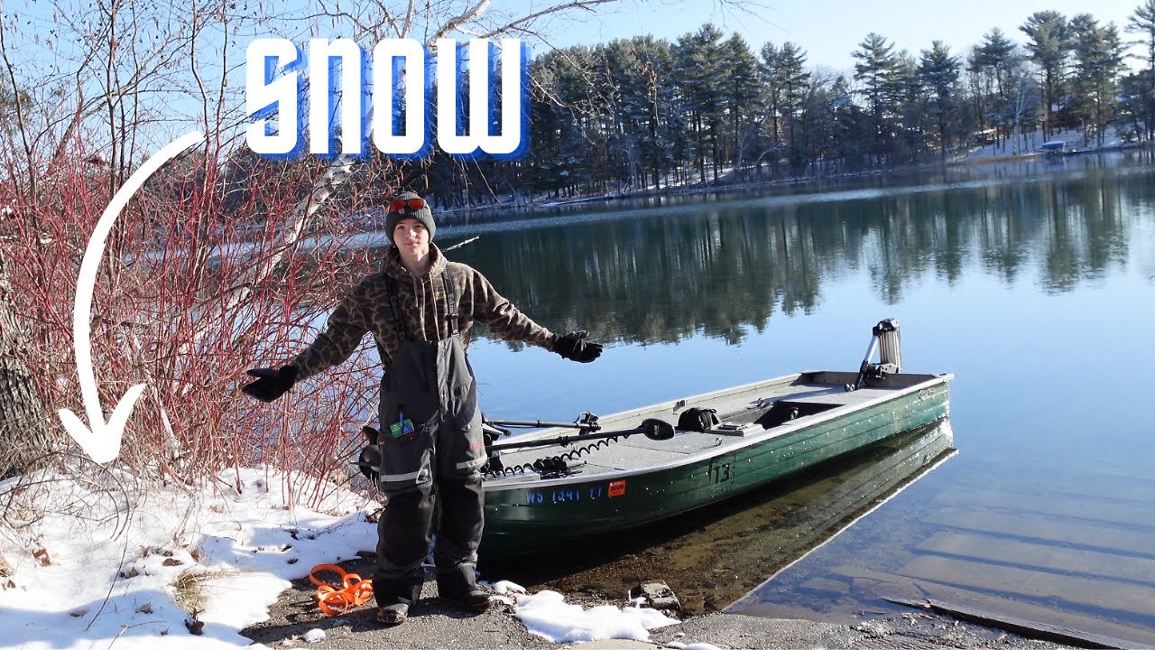 I Went Bass Fishing With Snow On The Ground