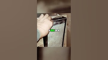 Replace Aprilaire Water Panel on Whole House Humidifier, Showing How To Remove It  #diy #hvac