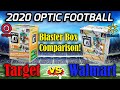 2020 Optic Football Blaster Box - Target vs Walmart Comparison