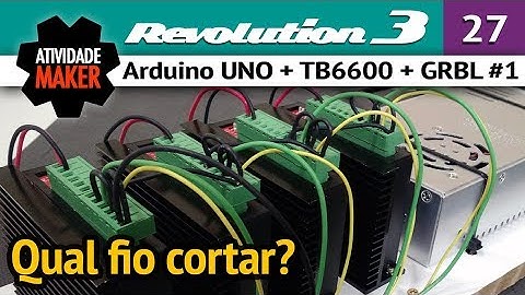 #27 CNC Router Caseira REVOLUTION 3 - Arduino UNO + TB6600 + GRBL #1