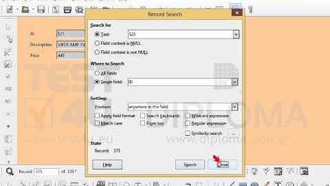Use the open form to find and delete the record displaying the ID 525. Do not close the form.