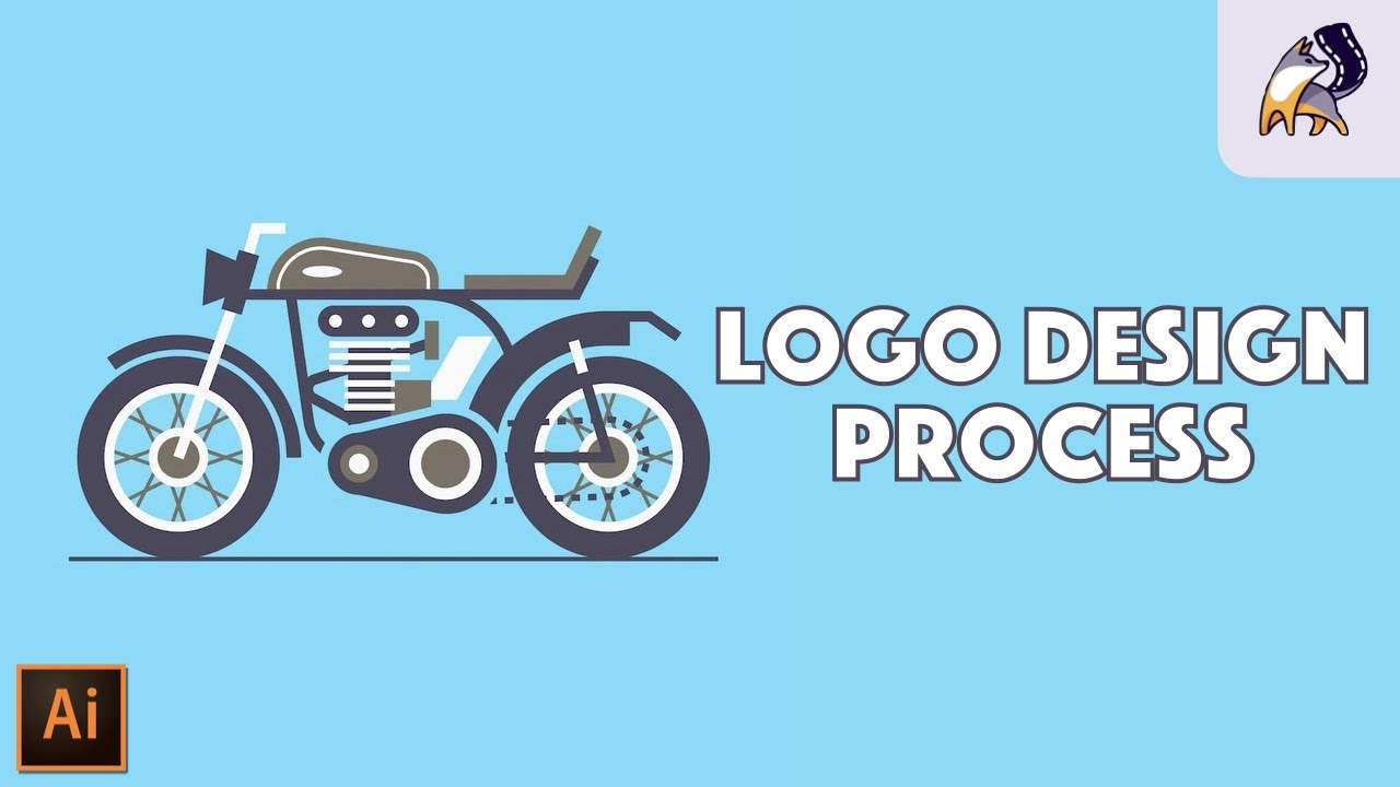 Bike Logo Design - Adobe Illustrator Tutorial - Logo Idea 