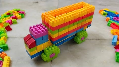 Satisfying DIY lego Truck ASMR/ building blocks game/lego block #asmr#asmrsounds