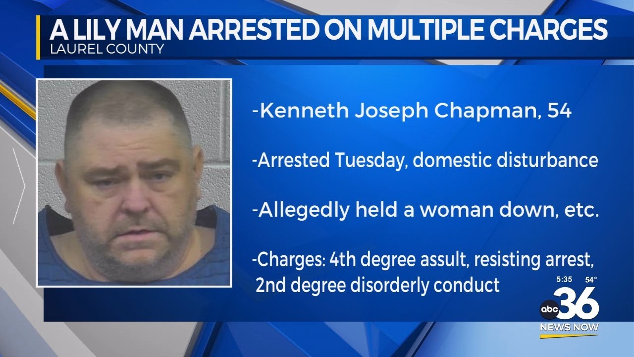 Lily man arrested after domestic disturbance in Laurel County - YouTube