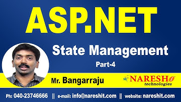 ASP.NET State Management Part 4 View State & Control State | ASP.NET Tutorials | Mr.Bangar Raju