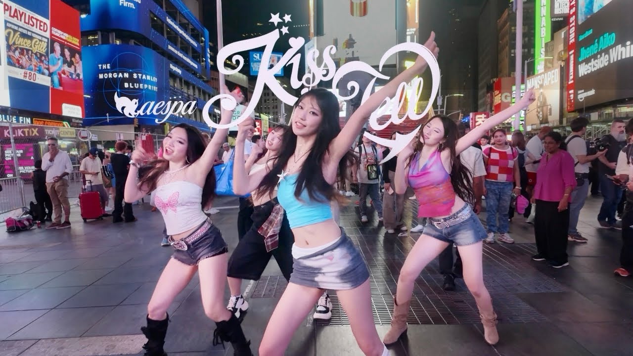 [K-POP IN PUBLIC | TIMES SQUARE] AESPA (에스파) - ‘KISS n TELL’ Dance Cover | ONE TAKE