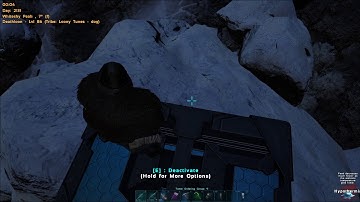 Using a Tek Sky Bridge in my Snowy Mountain Base, in Ark.