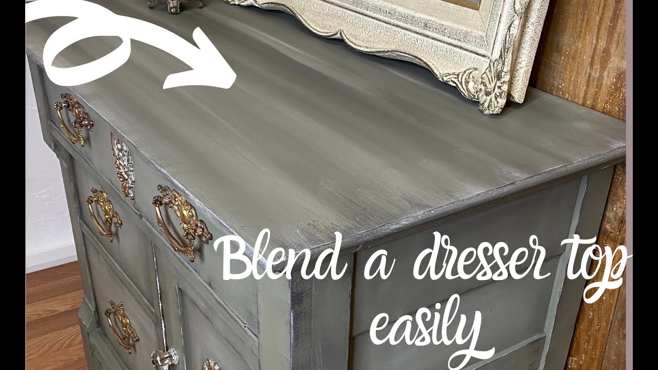 Unique blending technique using Dixie Belle Paint & Paint Pixie brushes