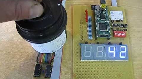 Gray-code with FPGA Spartan3 on Elektor board