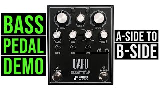 CAPO Bass Preamp DI Pedal Demo - A-SIDE INTO B-SIDE