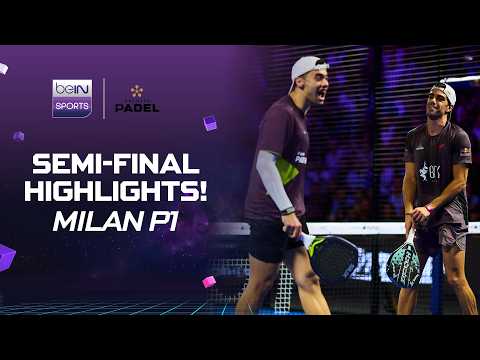 Augsburger/Lebron vs Galan/Chingotto | Premier Padel | Milan P1 | Semi-Final Match Highlights