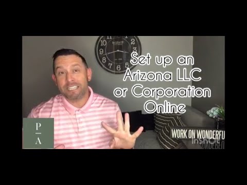 Set up Arizona LLC or Corporation/start an LLC in Arizona/ start business in arizona/ online