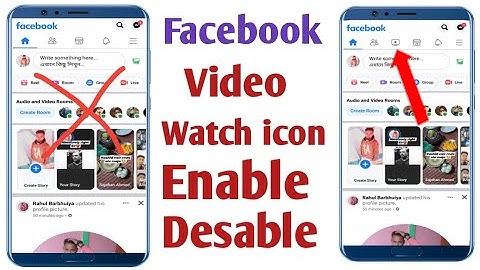 Facebook video watch icon missing problem solve ! Facebook video watch icon kaise laye ! in hindi