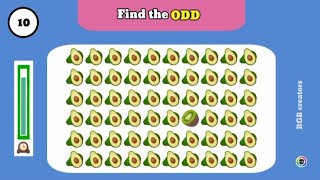 Find the ODD | find them |Can you find the ODD emoji  #youtube #shorts #quest #trending #viral