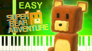 Bear Village | SUPER BEAR ADVENTURE - EASY Piano Tutorial screenshot 2