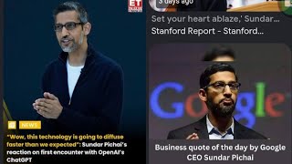 Sundar Pichai |Stanford University Speech |Project Nimbus|Israel| Palestine| Artificial Intelligence